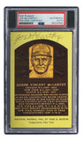 Joe McCarthy Signed 4x6 New York Yankees HOF Plaque Card PSA/DNA 85025692 Sports Integrity
