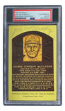 Joe McCarthy Signed 4x6 New York Yankees HOF Plaque Card PSA/DNA 85025697 Sports Integrity
