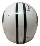 Joe Namath Signed Jets FS 25th Champ Anniversary Authentic Helmet Broadway BAS