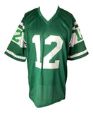 Joe Namath New York Signed Green Football Jersey BAS - Sports Integrity