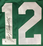 Joe Namath New York Signed Green Football Jersey BAS