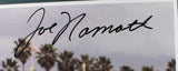 Joe Namath Signed Framed 16x20 New York Jets Photo JSA Hologram