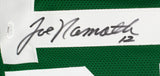 Joe Namath Signed Custom Green Pro Style Football Jersey JSA Sports Integrity