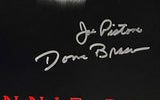 Joe Pistone Signed Donnie Brasco 11x17 B&W Movie Poster Photo Inscribed JSA