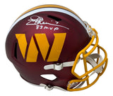 Joe Theismann Signed Washington Commanders FS Replica Speed Helmet 83 MVP BAS