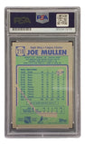 Joe Mullen Signed 1990 Topps #218 Calgary Flames Hockey Card PSA/DNA Sports Integrity