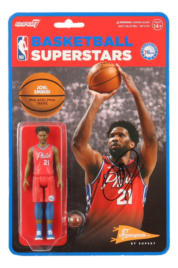 Joel Embiid Signed Philadelphia 76ers Supersports 4