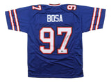 Joey Bosa Buffalo Signed Blue Football Jersey BAS