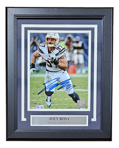 Joey Bosa Signed Framed 8x10 Los Angeles Chargers Photo BAS Sports Integrity