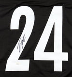 Joey Porter Jr Pittsburgh Signed Black Football Jersey JSA Hologram