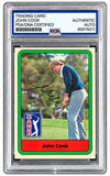 John Cook Signed 1982 Donruss PGA #25 Trading Card PSA/DNA