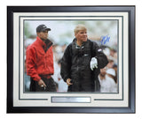 John Daly Signed Framed 16x20 PGA Golf Photo w/ Tiger Woods BAS ITP Sports Integrity