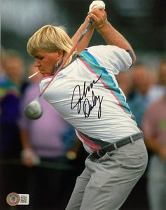 John Daly Signed 8x10 PGA Golf Smoking Photo BAS Sports Integrity