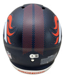 John Elway Signed Denver Broncos Full Size Authentic Speed Helmet BAS
