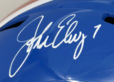 John Elway Signed Denver Broncos Full Size T/B Replica Speed Helmet BAS