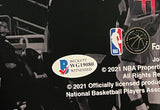 John Wall Signed Houston Rockets 16x20 Basketball Dunk Photo BAS