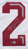 Johnny Manziel Texas A&M Signed White College Football Jersey BAS