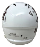 Johnny Manziel Signed Texas A&M Full Size Replica Speed Helmet w/ 2 Insc BAS