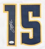Nikola Jokic Denver Signed White Basketball Jersey 2 JSA Hologram