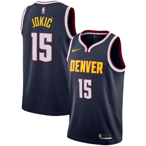 Nikola Jokic Denver Nuggets Navy Nike Basketball Jersey