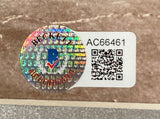 A holographic BECKETT AUTHENTIC sticker and a white label with code AC66461 and QR code are attached to The Jonas Brothers Signed Framed 11x17 The Album Poster by Sports Integrity.