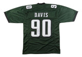 Jordan Davis Philadelphia Signed Green Football Jersey JSA QR Hologram