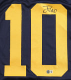 Jordan Love Green Bay Signed Alternate Navy Football Jersey BAS ITP