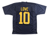 Jordan Love Green Bay Signed Alternate Navy Football Jersey BAS ITP