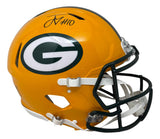 Jordan Love Signed Green Bay Packers Full Size Speed Authentic Helmet BAS ITP