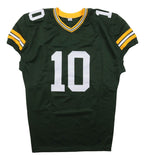 Jordan Love Green Bay Signed Green Pro-Cut Football Jersey BAS ITP