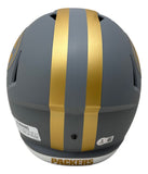 Jordan Love Signed Green Bay Packers Full Size Slate Speed Replica Helmet BAS