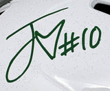 Jordan Love Signed Green Bay Packers Full Size White Speed Replica Helmet BAS