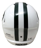 Jordan Love Signed Green Bay Packers Full Size White Speed Replica Helmet BAS