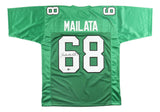 Sports Integrity Jordan Mailata Philadelphia Signed Kelly Green Football Jersey BAS, featuring Mailata's name and number 68 with a visible autograph on the back.