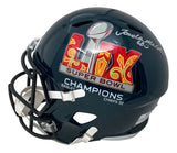 Jordan Mailata Signed Philadelphia Eagles FS Super Bowl 59 Replica Helmet BAS