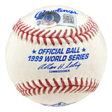 Jorge Posada Signed New York Yankees Official 1999 World Series Baseball BAS