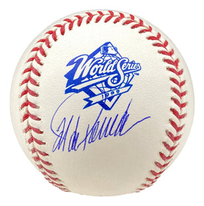 Jorge Posada Signed New York Yankees Official 1999 World Series Baseball BAS