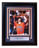 Jose Altuve Signed Framed 8x10 Houston Astros Photo PSA/DNA Hologram