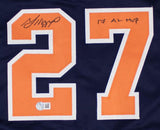 Jose Altuve Houston Signed Navy Baseball Jersey 17 AL MVP BAS