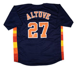 Jose Altuve Houston Signed Navy Baseball Jersey 17 AL MVP BAS