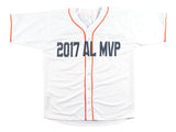 Jose Altuve Houston Signed White Baseball Jersey BAS