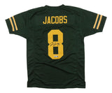 Josh Jacobs Green Bay Signed Alternate Green Football Jersey BAS