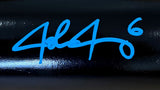 Josh Jung Texas Rangers Signed Black Rawlings Baseball Bat GTSM