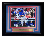 Josh Jung Signed Framed 8x10 Texas Rangers Photo BAS