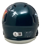 Josh Sweat Signed Philadelphia Eagles Super Bowl 59 LIX Mini Speed Helmet BAS