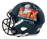 Josh Sweat Signed Philadelphia Eagles FS Super Bowl 59 LIX Replica Helmet BAS