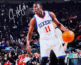 Jrue Holiday Signed 8x10 Philadelphia Sixers Basketball Photo BAS