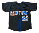 Juan Soto New York Signed Black Baseball Jersey BAS
