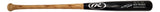 The Sports Integrity Juan Soto New York Mets Signed Rawlings Game Model Baseball Bat features a natural wood handle, black barrel, Rawlings logo, and white signature graphics.