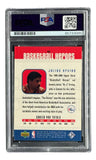 Julius Erving Signed 1999 Upper Deck #H55 76ers Trading Card PSA/DNA